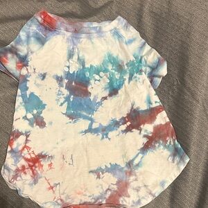 New Tie-Dye Pet Shirt Size M Dog, Cat, Monkey
